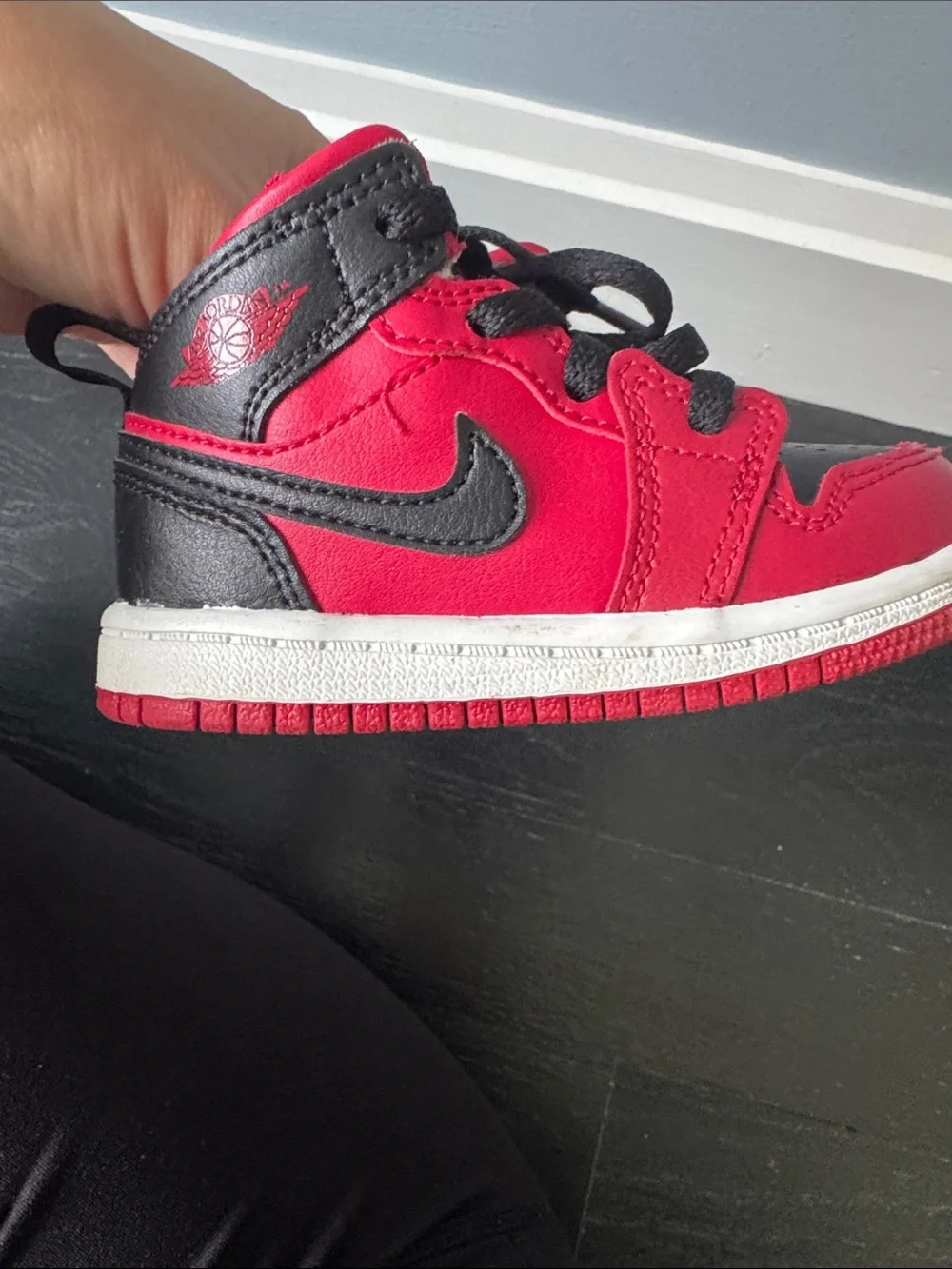 Jordan Kids Sneakers - Red and Black